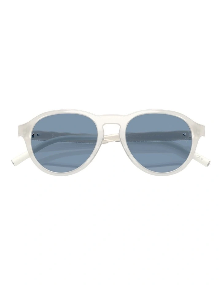 Oliver Peoples R-8 Injected Sunglasses in White image 4