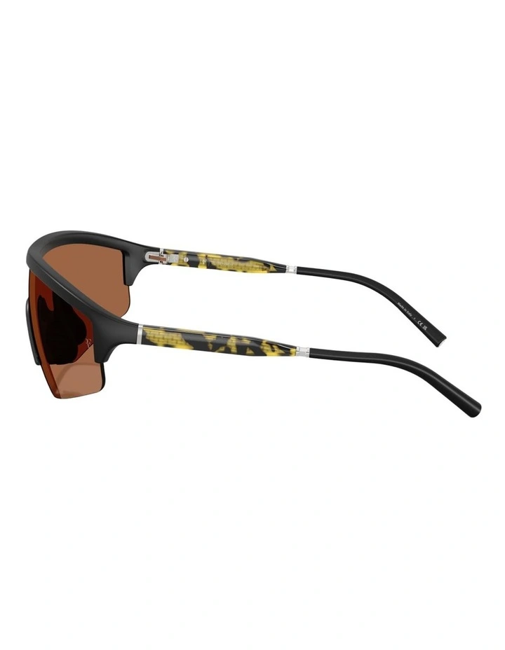 Oliver Peoples R-7 Injected Sunglasses in Black image 3