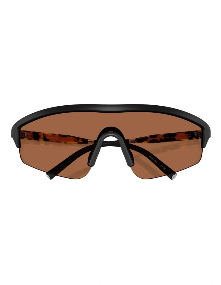 Oliver Peoples R-7 Injected Sunglasses in Black image 4