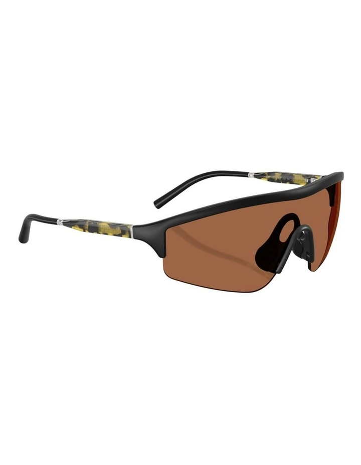 Oliver Peoples R-7 Injected Sunglasses in Black image 5