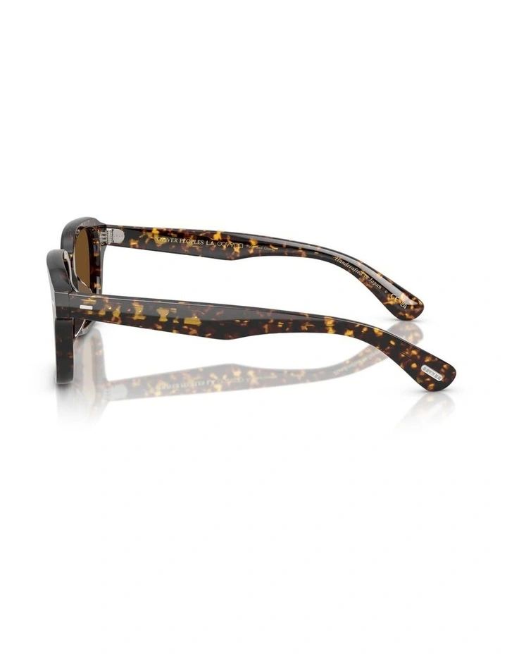 Oliver Peoples Errisson Sun Acetate Polarised Sunglasses in Tortoise image 3