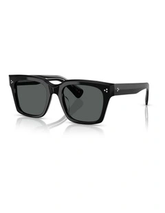 Oliver Peoples Ollice Acetate Polarised Sunglasses in Black