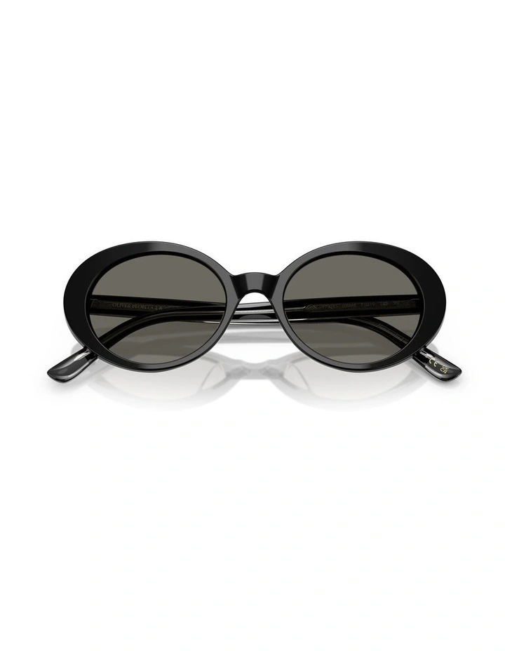 Oliver Peoples Lumar Acetate Sunglasses in Black image 3