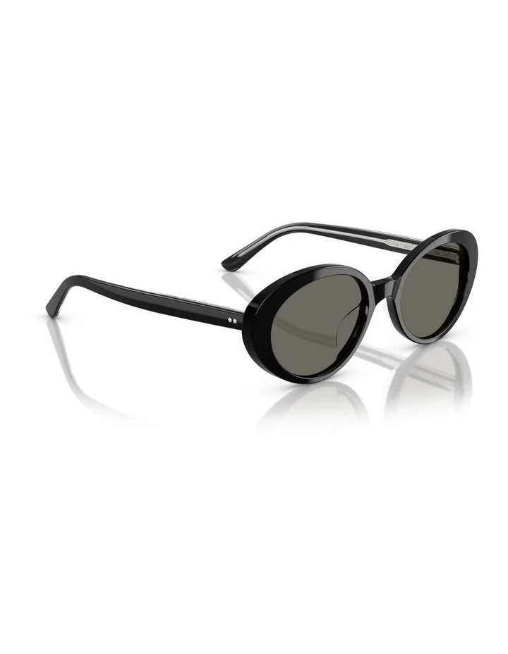 Oliver Peoples Lumar Acetate Sunglasses in Black image 4