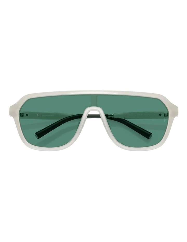 Oliver Peoples R-12 Injected Sunglasses in White image 4