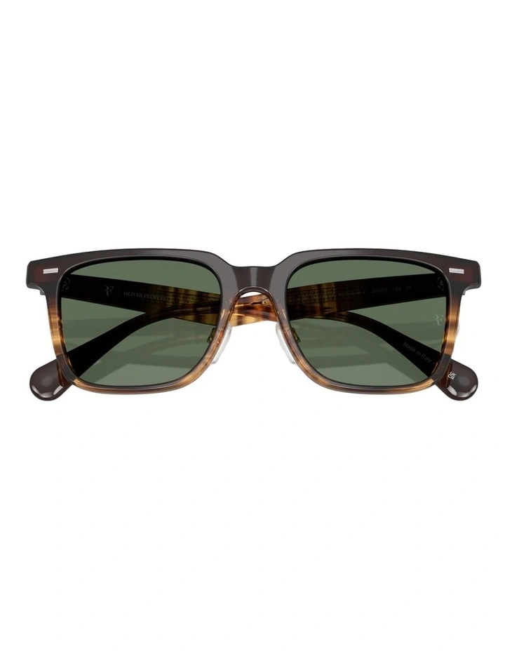 Oliver Peoples Mr. Federer II Acetate Polarised Sunglasses in Brown image 3