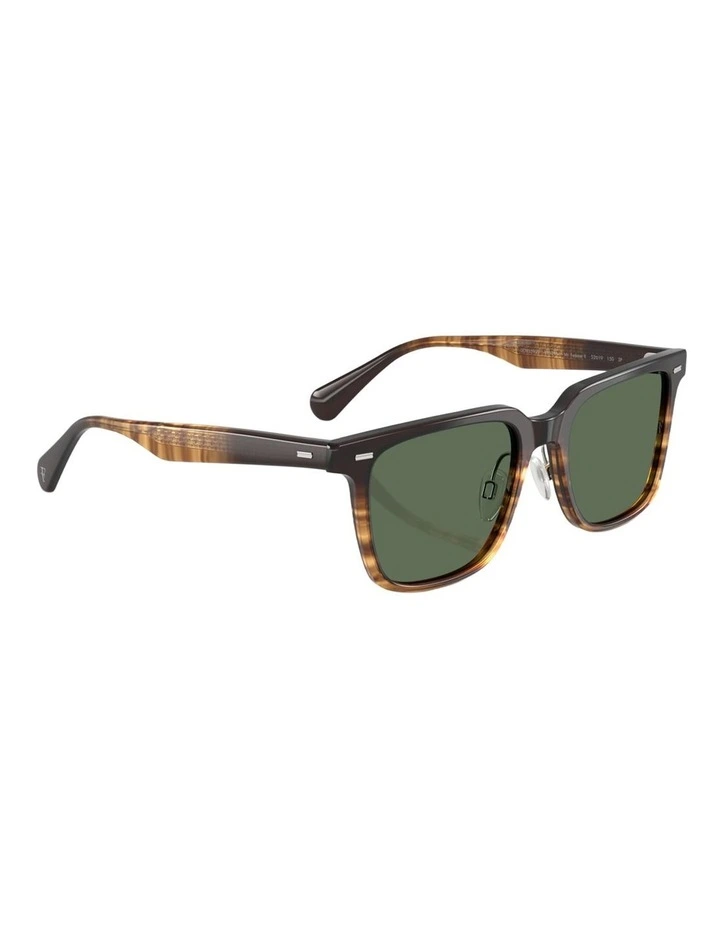 Oliver Peoples Mr. Federer II Acetate Polarised Sunglasses in Brown image 4