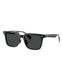 Oliver Peoples Mr. Federer II Acetate Sunglasses in Black
