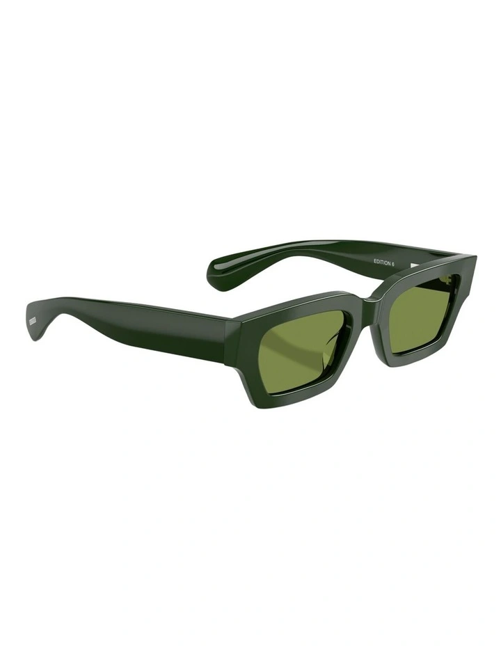 Oliver Peoples Edition 6 Acetate Sunglasses in Green image 6