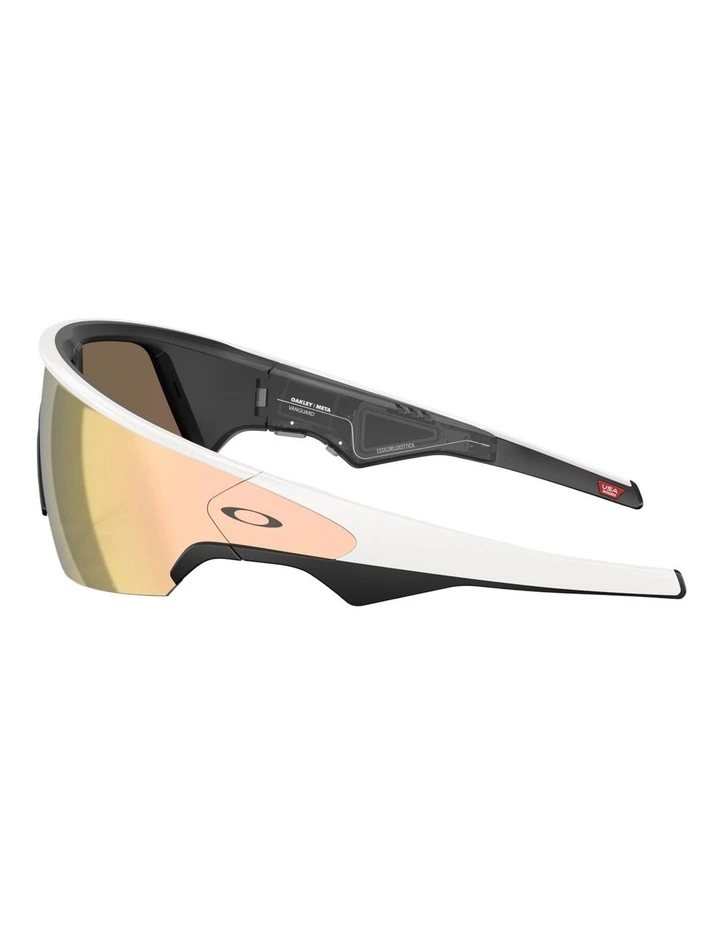 Oakley Meta Vanguard O_matter Sunglasses in White image 3