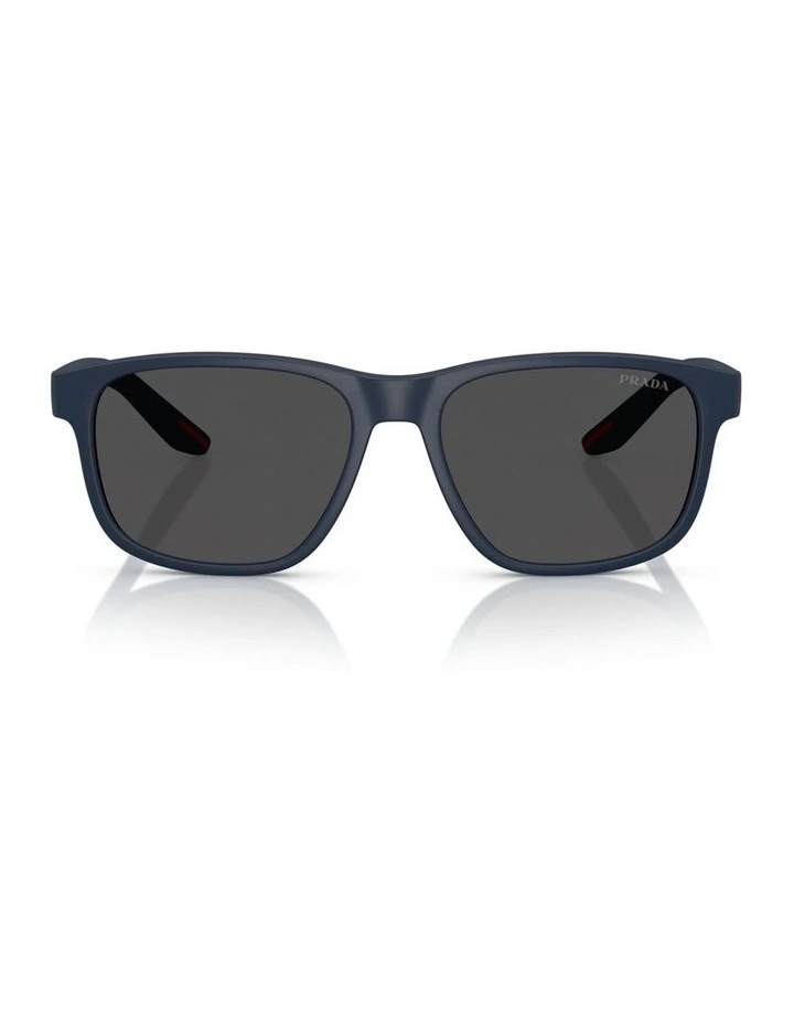 Prada Linea Rossa Injected Sunglasses in Blue image 1