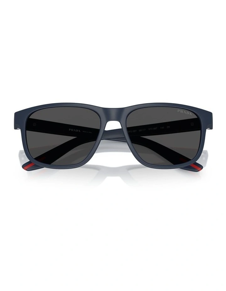 Prada Linea Rossa Injected Sunglasses in Blue image 4
