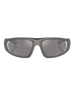 Prada Linea Rossa Injected Sunglasses in Grey