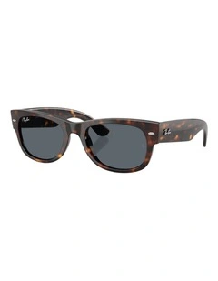 Ray-Ban Mega Wayfarer II Acetate Sunglasses in Tortoise