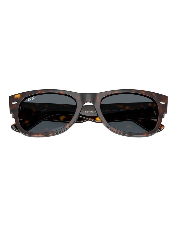Ray-Ban Mega Wayfarer II Acetate Sunglasses in Tortoise image 4