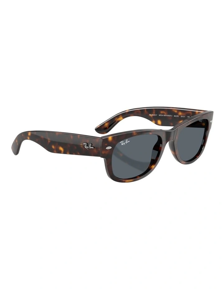 Ray-Ban Mega Wayfarer II Acetate Sunglasses in Tortoise image 5