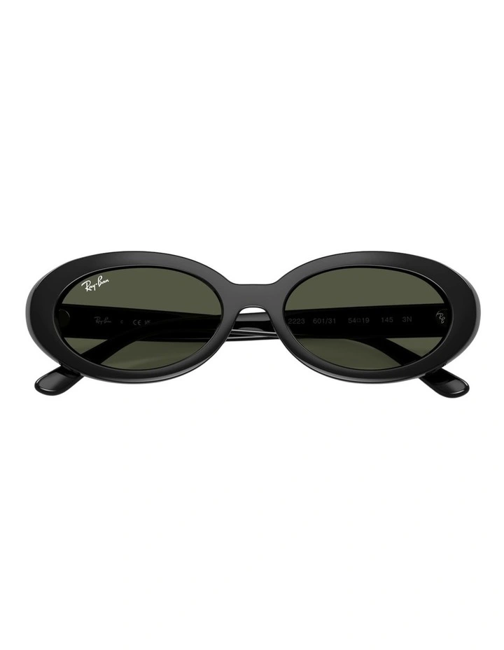Ray-Ban RB2223 Acetate Sunglasses in Black image 4
