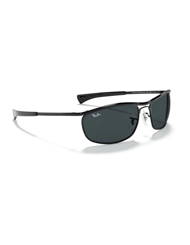Ray-Ban Olympian I Deluxe Metal Sunglasses in Black image 4