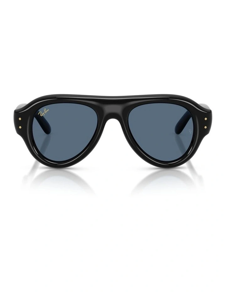 Ray-Ban Aviator Puffer Nylon Sunglasses in Black image 1