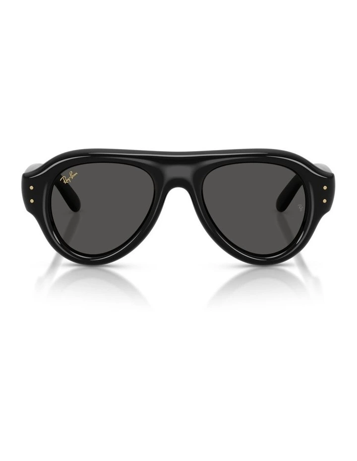 Ray-Ban Aviator Puffer Nylon Sunglasses in Black image 1