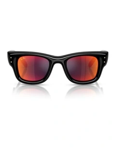 Ray-Ban Wayfarer Puffer Nylon Sunglasses in Black