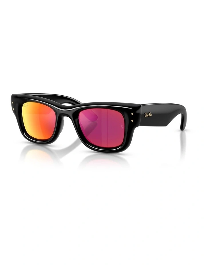 Ray-Ban Wayfarer Puffer Nylon Sunglasses in Black image 1