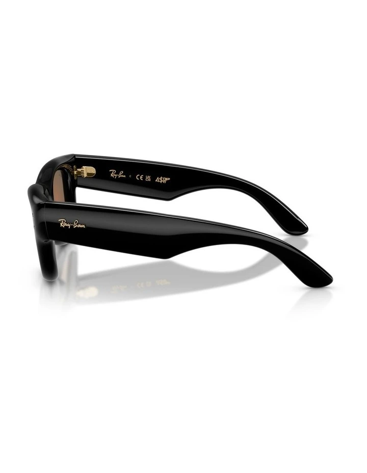 Ray-Ban Wayfarer Puffer Nylon Sunglasses in Black image 3