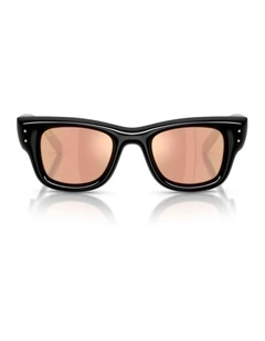 Ray-Ban Wayfarer Puffer Nylon Sunglasses in Black