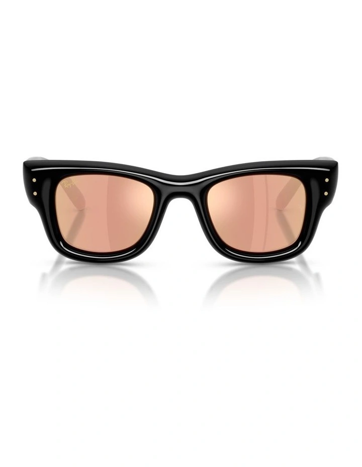 Ray-Ban Wayfarer Puffer Nylon Sunglasses in Black image 1