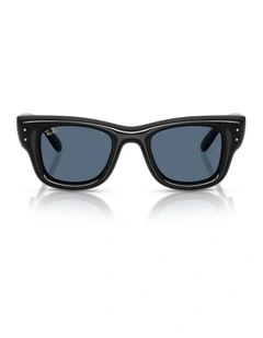 Ray-Ban Wayfarer Puffer Nylon Sunglasses in Black