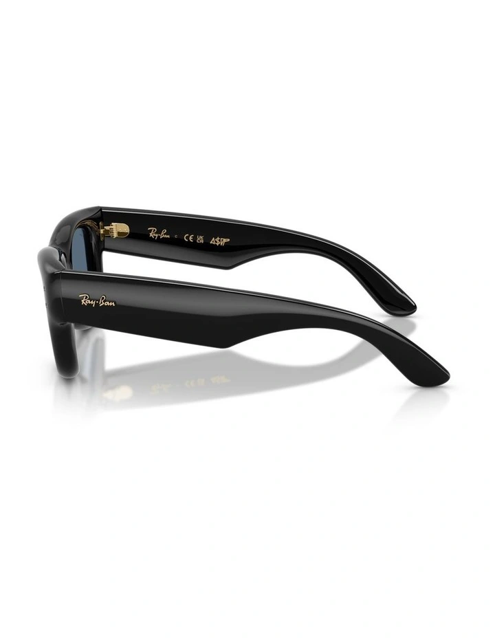 Ray-Ban Wayfarer Puffer Nylon Sunglasses in Black image 2