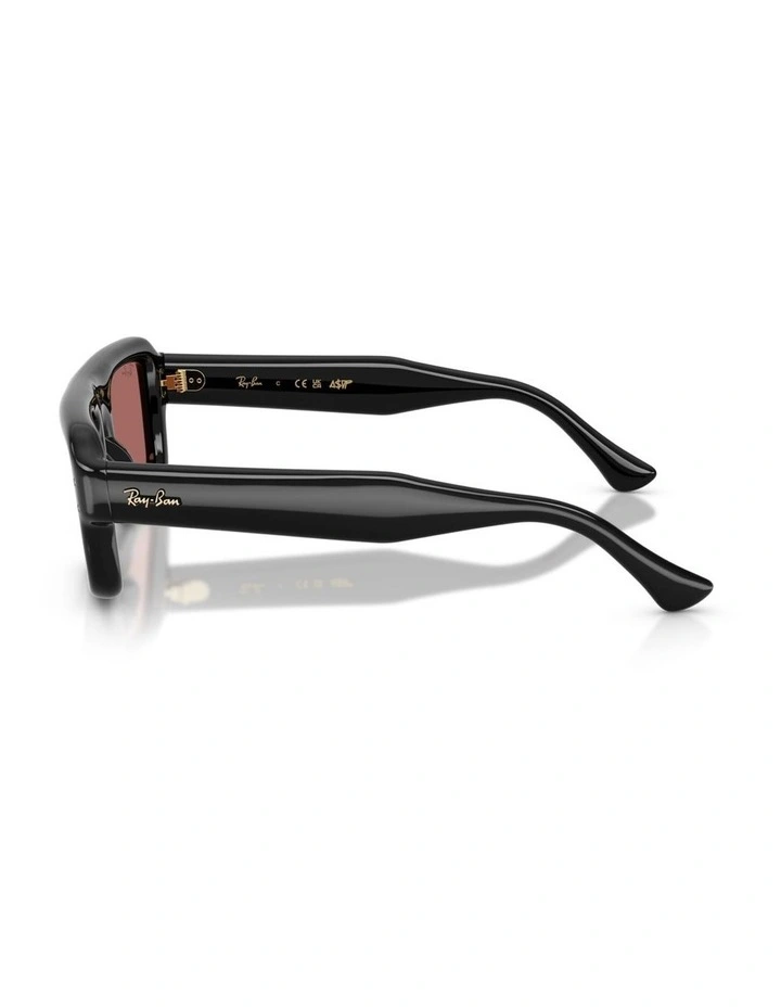 Ray-Ban Flacko Puffer Nylon Sunglasses in Black image 3