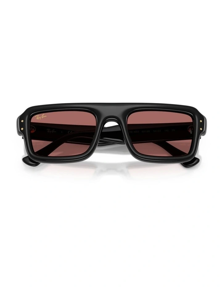 Ray-Ban Flacko Puffer Nylon Sunglasses in Black image 4