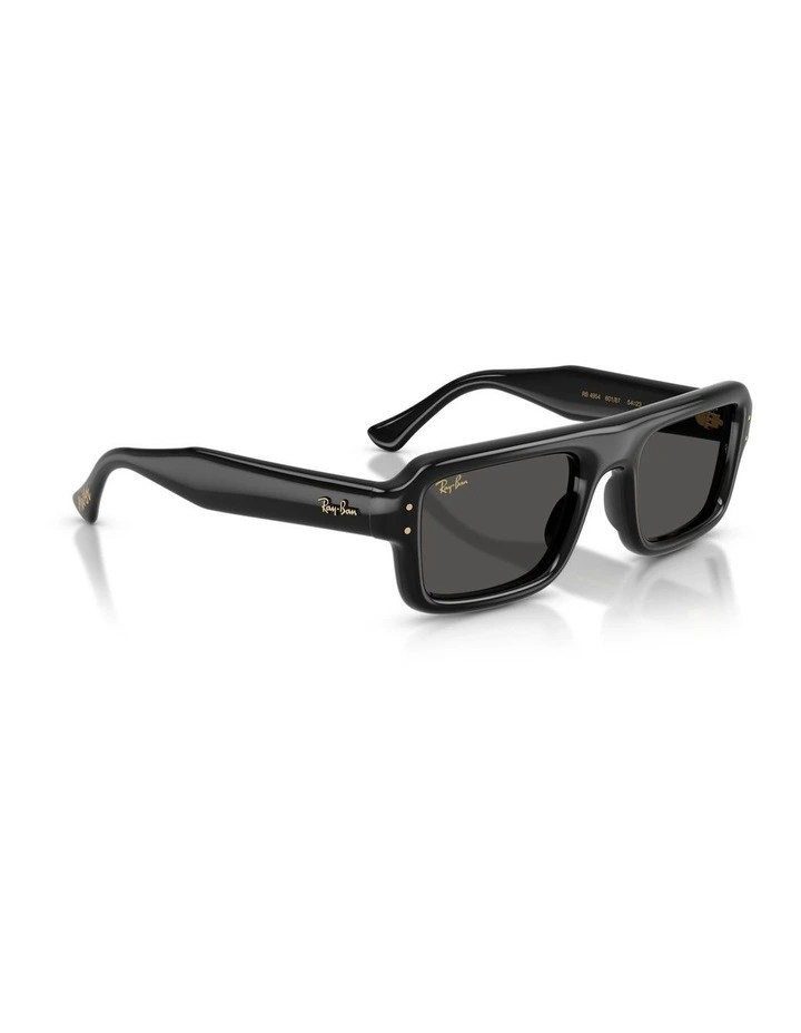 Ray-Ban Flacko Puffer Nylon Sunglasses in Black image 4