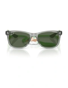 Ray-Ban Star Wars  Grogu Mini New Wayfarer Injected Sunglasses in Grey