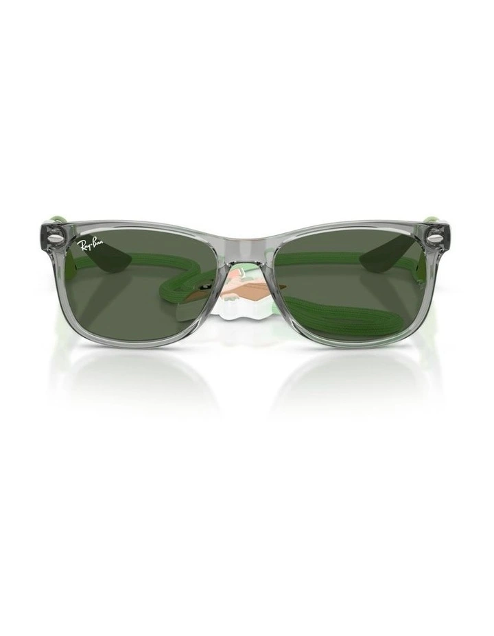 Ray-Ban Star Wars Grogu Mini New Wayfarer Injected Sunglasses in Grey image 1