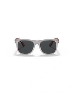 Ray-Ban Justin Kids Injected Sunglasses in Grey
