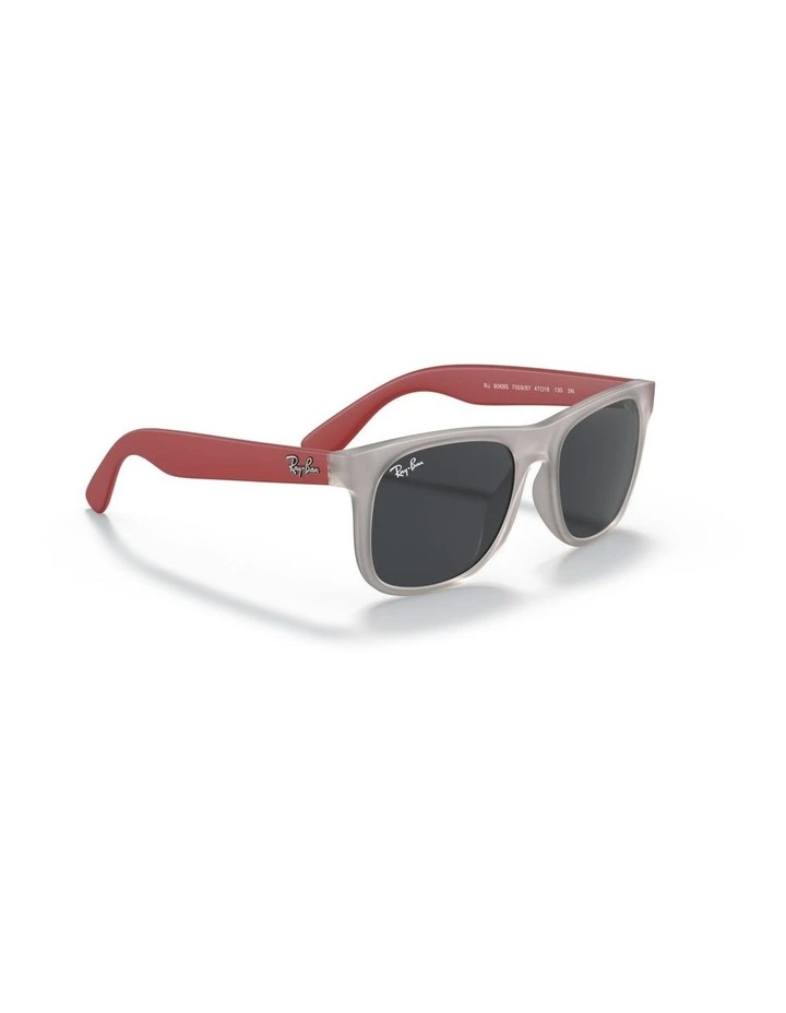 Ray-Ban Justin Kids Injected Sunglasses in Grey image 4