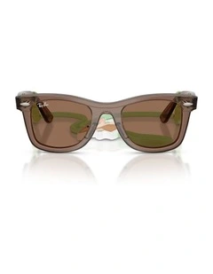 Ray-Ban Star Wars  Grogu Mini Street Neat Acetate Sunglasses in Brown