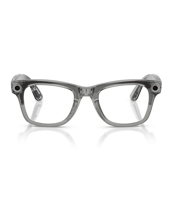 Ray-Ban Meta Wayfarer Injected Sunglasses in Grey image 2