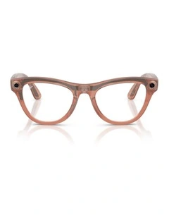 Ray-Ban Meta Skyler Injected Sunglasses in Pink