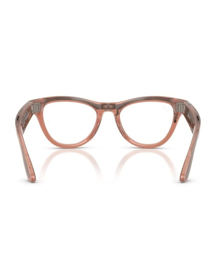 Ray-Ban Meta Skyler Injected Sunglasses in Pink image 3
