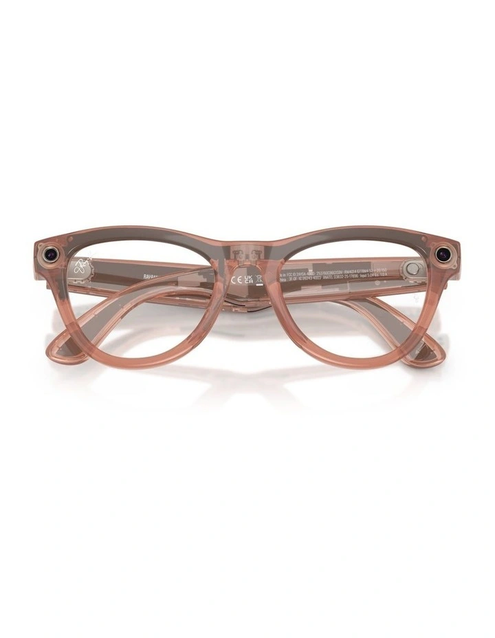 Ray-Ban Meta Skyler Injected Sunglasses in Pink image 4