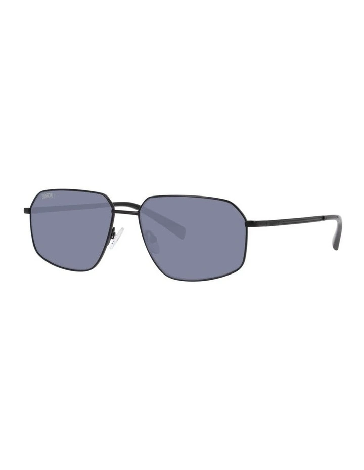 Unofficial Metal Polarised Sunglasses in Black image 1
