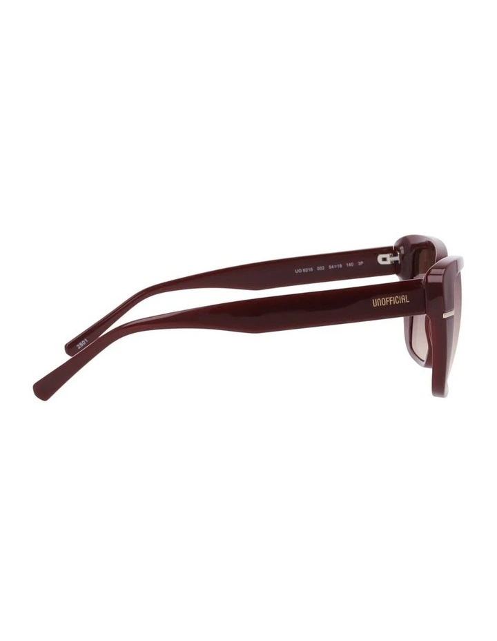 Unofficial Injected Polarised Sunglasses in Red image 2