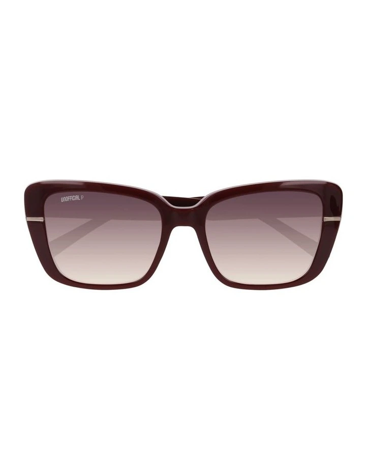 Unofficial Injected Polarised Sunglasses in Red image 3