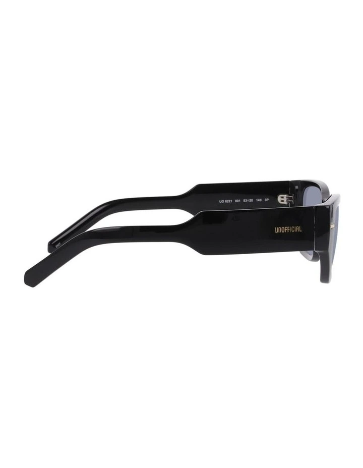 Unofficial Injected Polarised Sunglasses in Black image 2