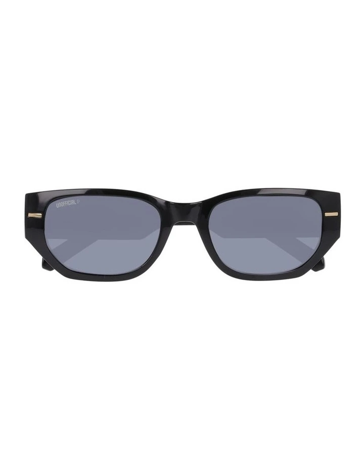 Unofficial Injected Polarised Sunglasses in Black image 3