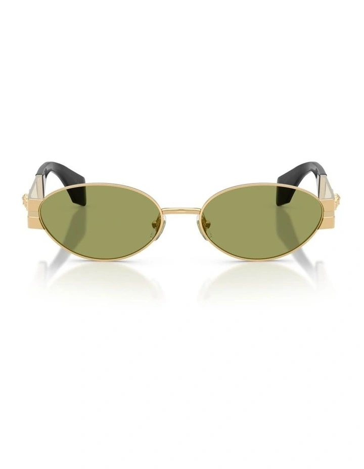 Versace Metal Sunglasses in Gold image 2