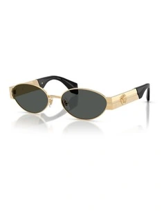 Versace Metal Sunglasses in Gold